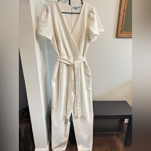 ANTONIO MELANI Cream Jumpsuit